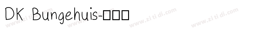 DK Bungehuis字体转换